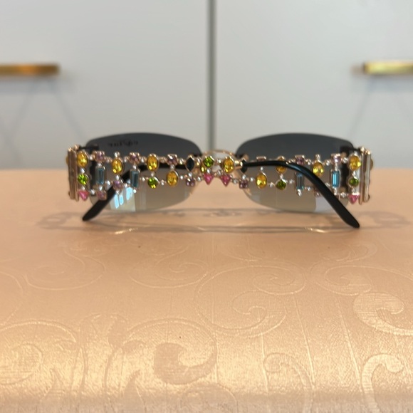 Caviar Women's Sunglasses - Blue Gradient - Picture 4 of 7